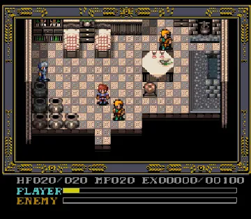 Ys IV - Mask of the Sun (Japan) screen shot game playing